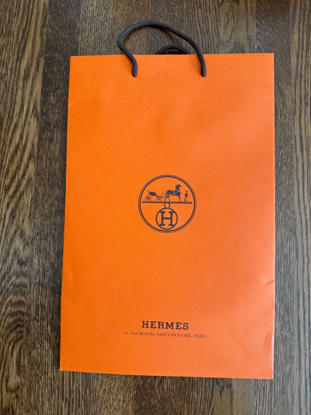 Hermes Shopping Bag Paper Tote authentic